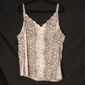 LOVE & LEGEND | 2X | Stylish Snakeskin Print Cami / Camisole Top